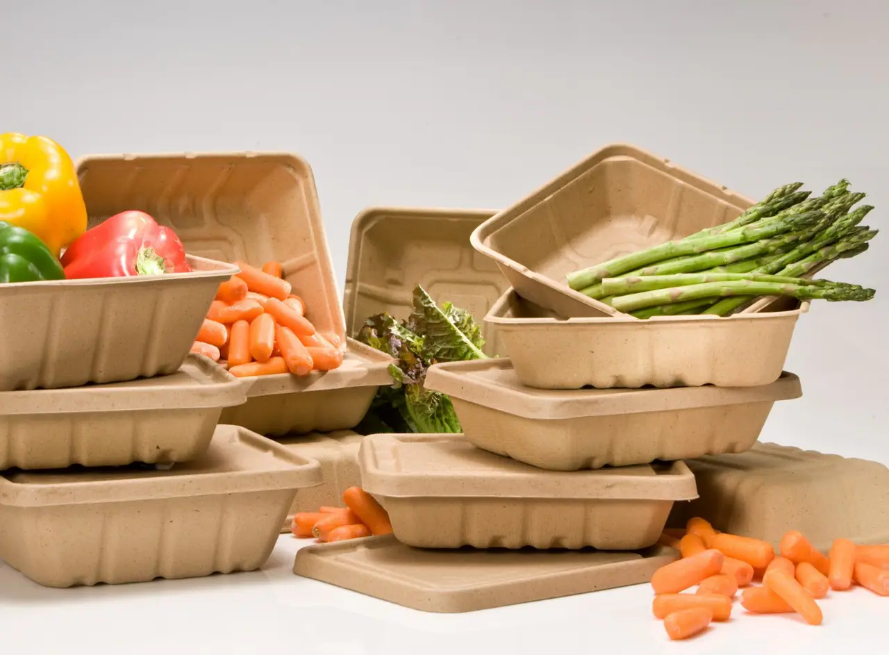 Moulded fibre products manufactured from lignocellulosic feedstocks