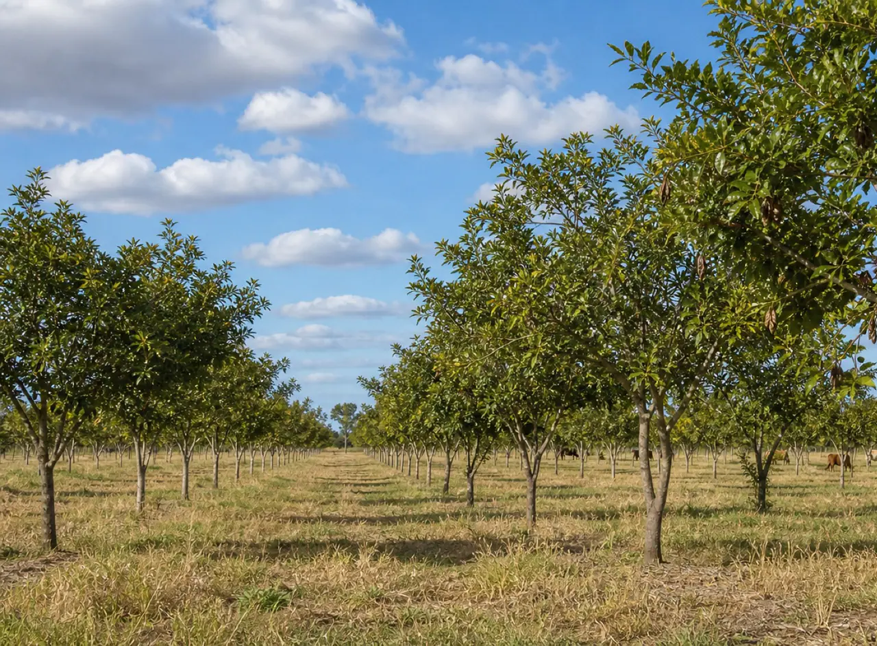 Perennial oil-tree and silvopasture system