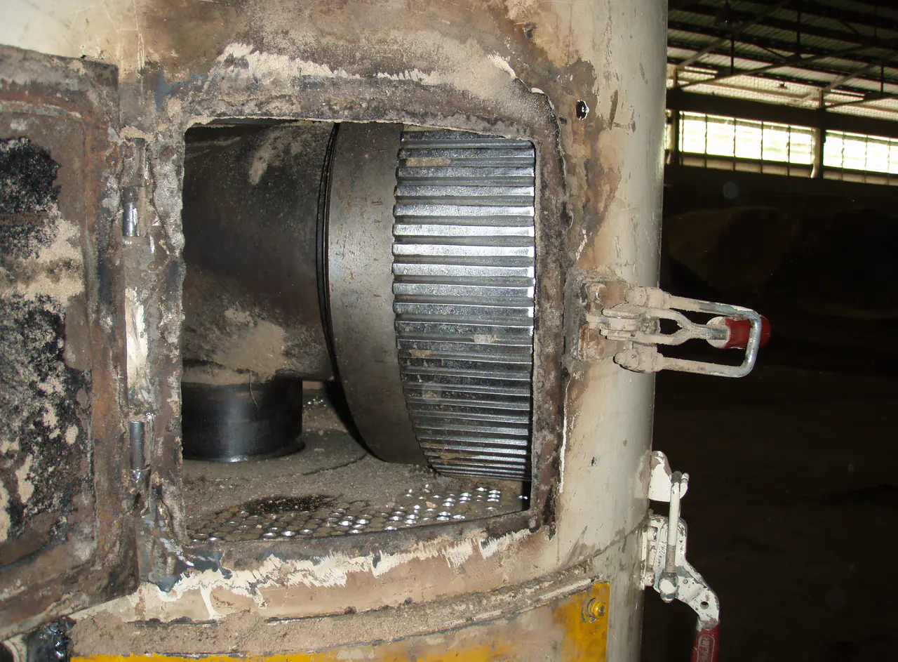 Biomass mill and handling equipment