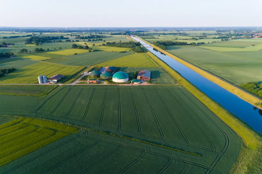 Agricultural biomethane facility